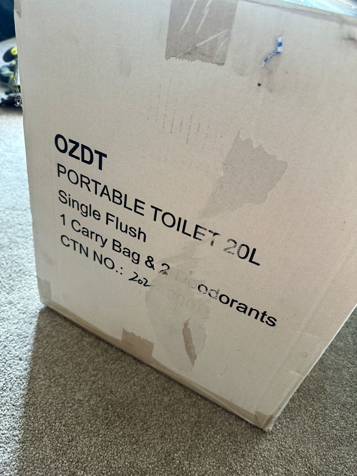 OZDT Portable Toilet 20L – Brand New in Box | Camping | Caravan | Hiking