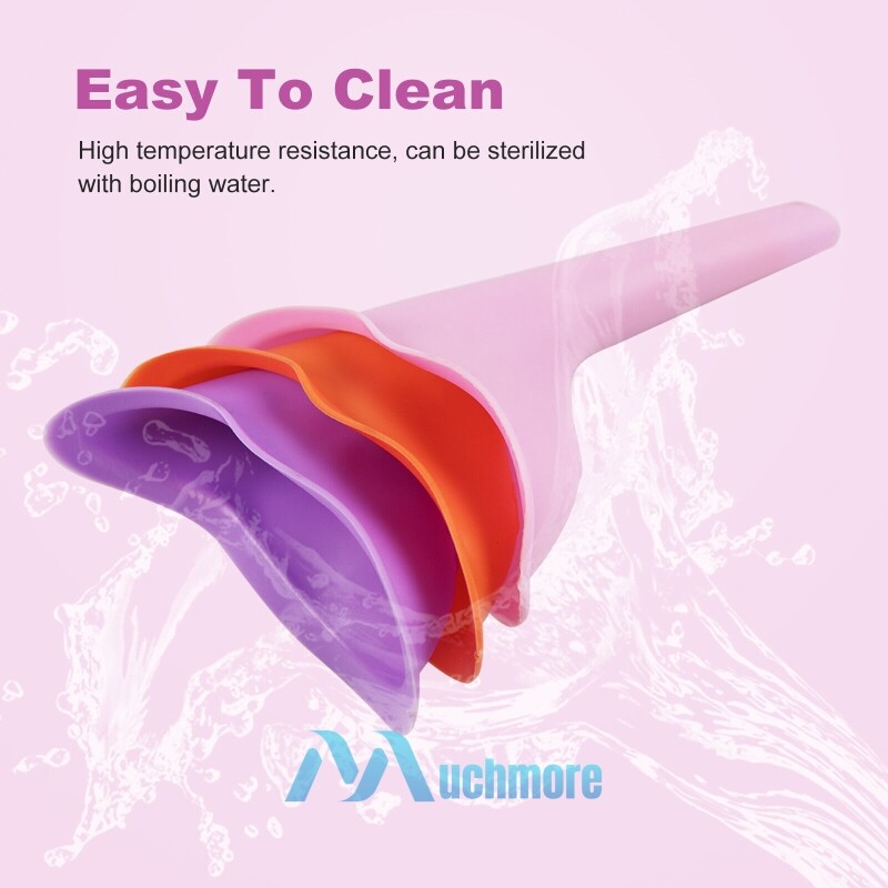 3x Portable Female Ladies Urinal Funnel Camping Travel Toilet Stand Pee Device