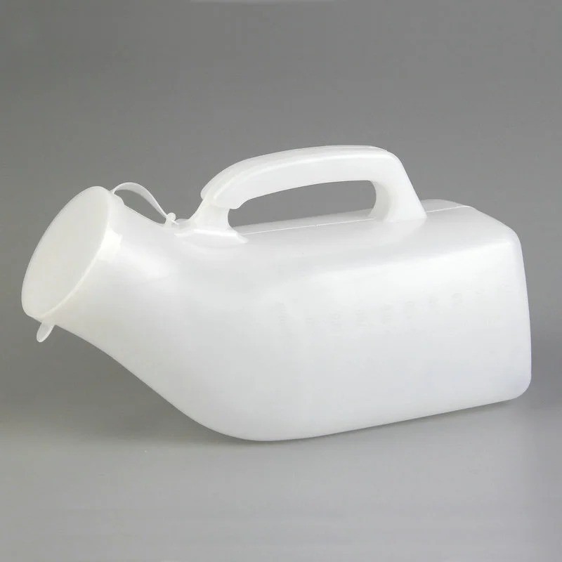 Portable Men Mobile 1200ml Toilet Car Travel Camp Urine Pee Handle Urinal Storag