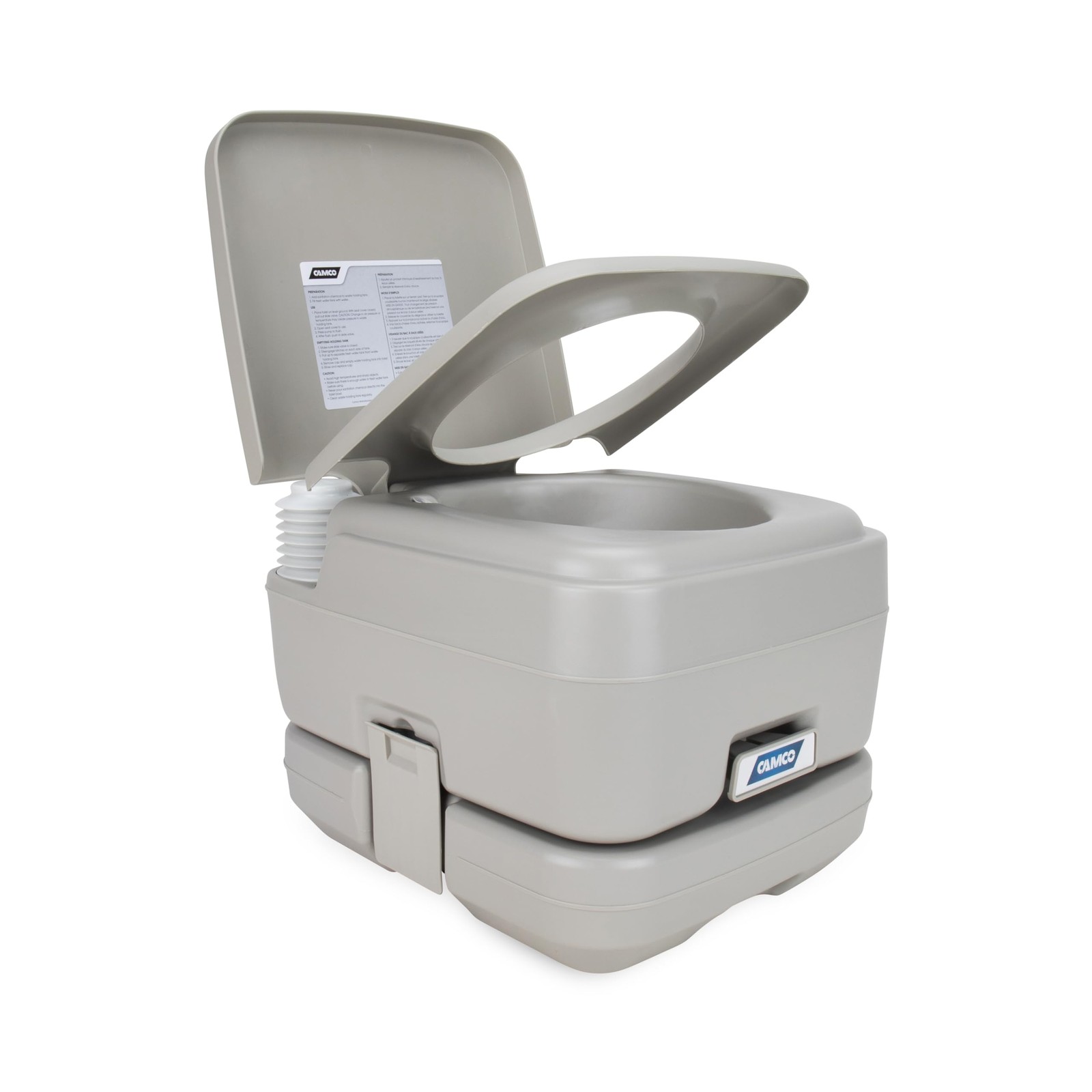 Camco 2.6 Gallon Portable Toilet For Camping Rv Boating And Road Trips