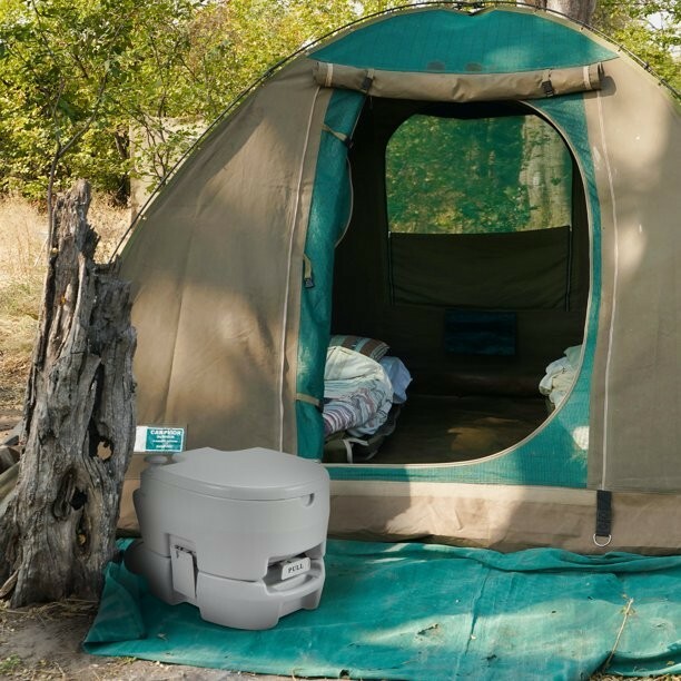 Bestco 12L Portable Outdoor Toilet for Travel Special Needs and More, Lightweigh