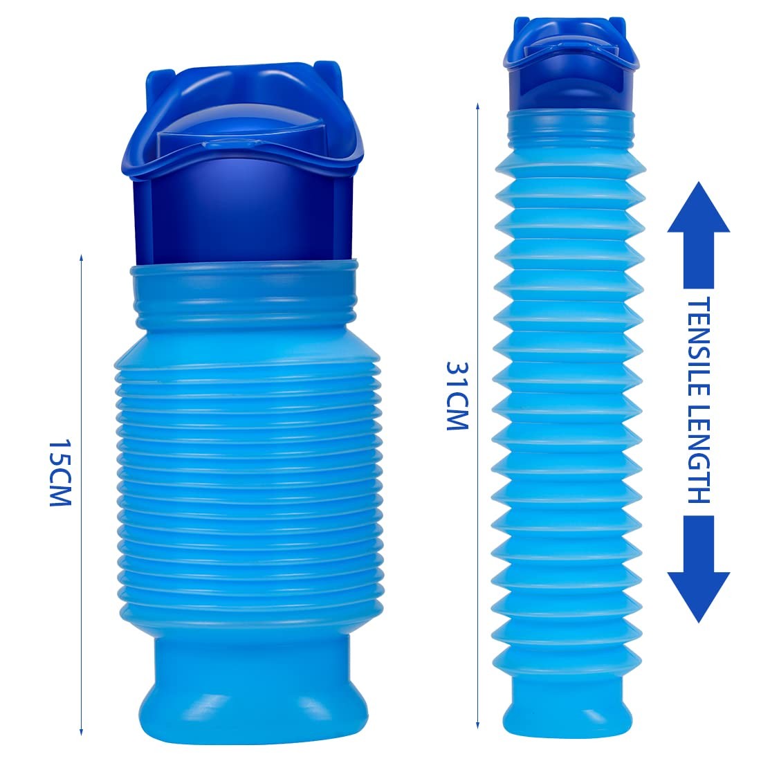 Urine Bottle Mini Urinal 750ML Shrinkable Urinal Mobile Toilet for Campin…