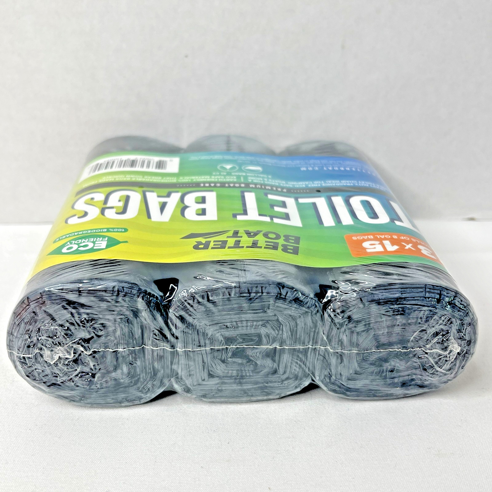 Portable Toilet Bags 8 Gallon 45 Ct Heavy Duty Leak Proof Camping Emergency Boat