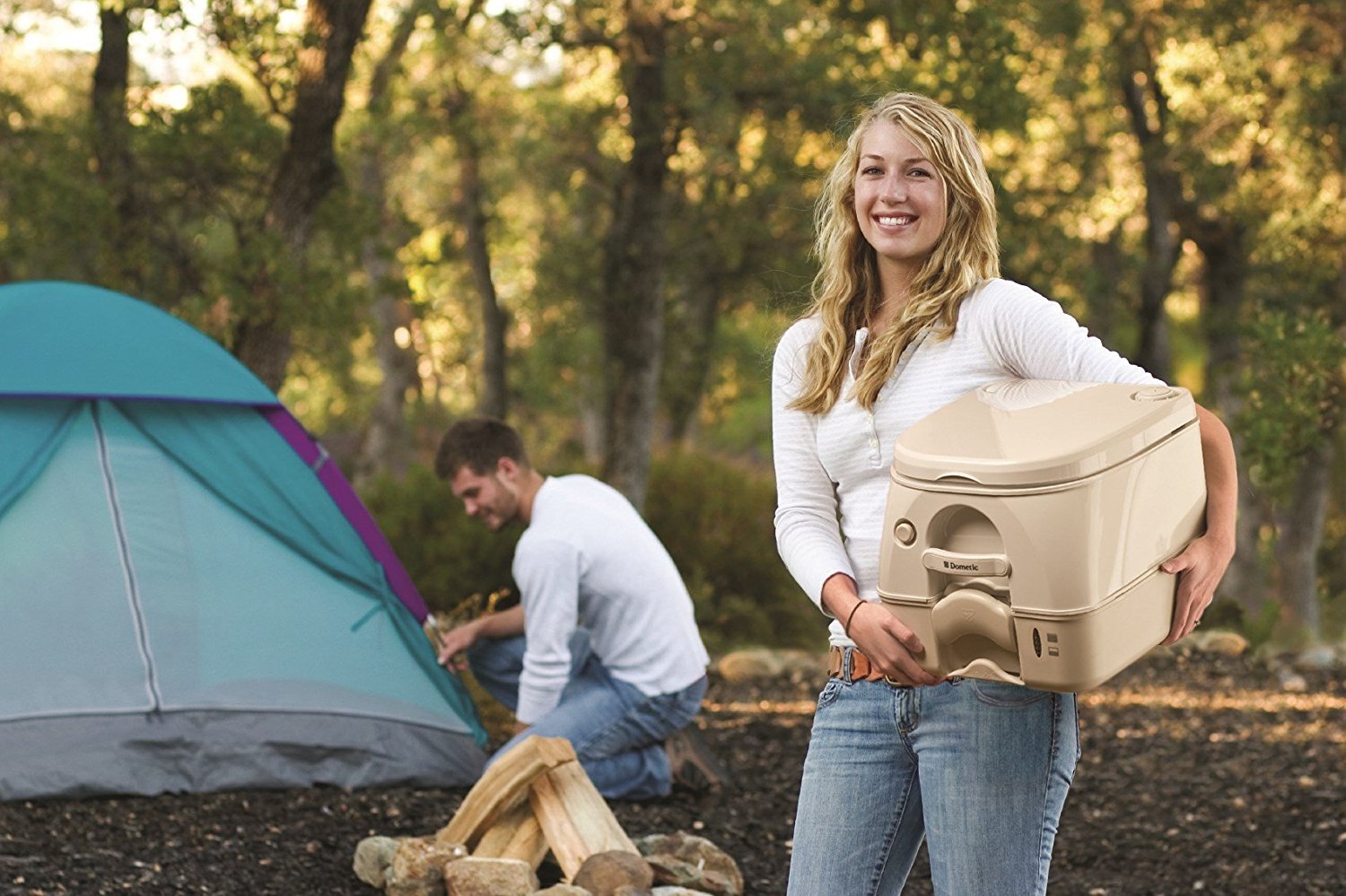 Portable Toilet Emergency Camping 2.6 Gallon Car Trunk Traffic Hunting Outdoor