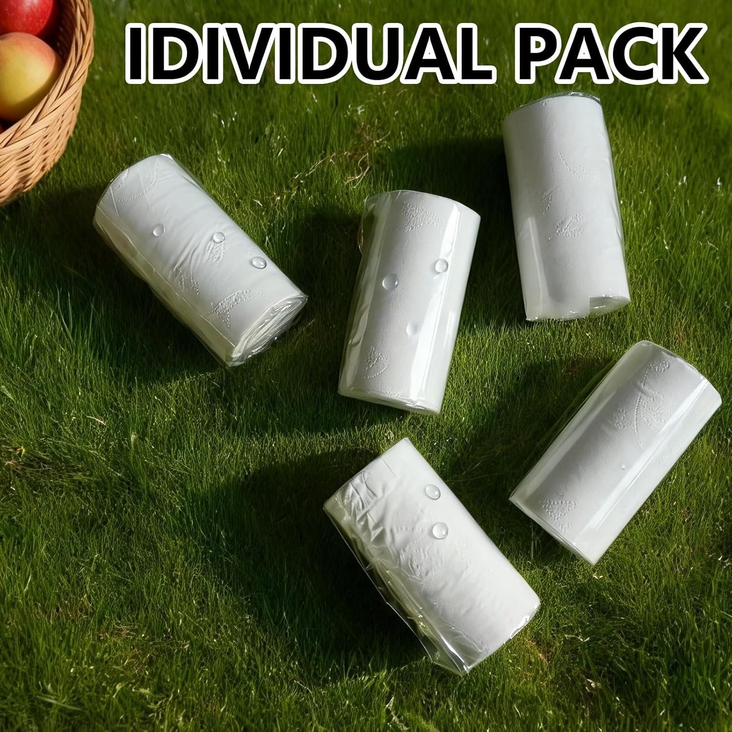 12 Packs Camping Toilet Paper 4-Ply Travel Toilet Paper RV Picnic Hiking Fishing