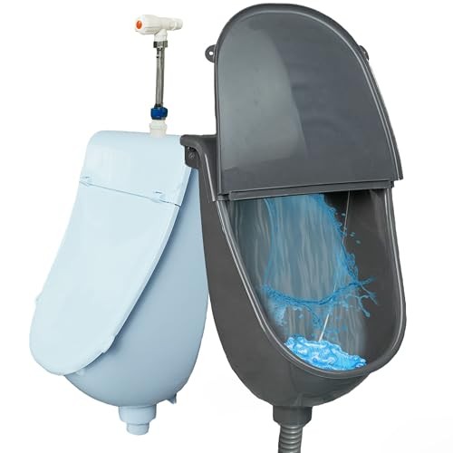 Wall Mounted Commercial Urinal With Cover Bathroom Washout Urinal for Men Pla…