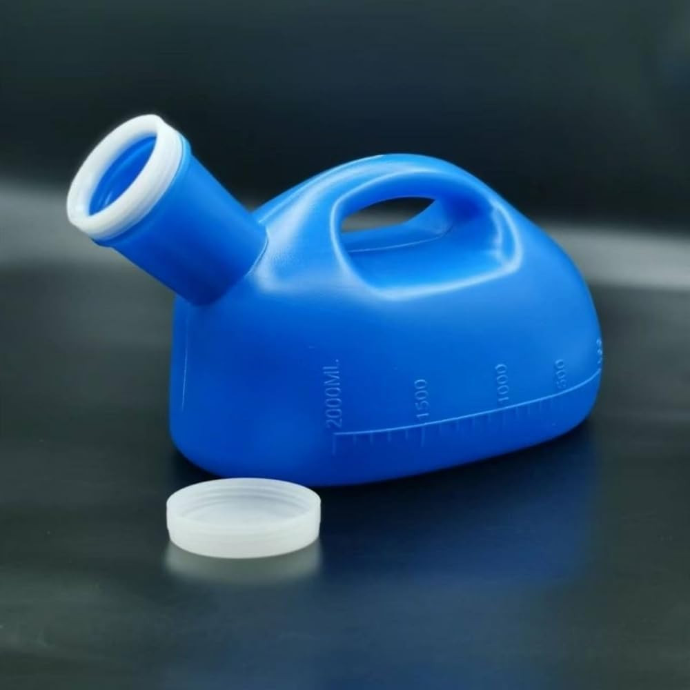 2000ML Male Urinal YUMSUM Portable Mens Potty Pee Bottle Collector Travel Toliet