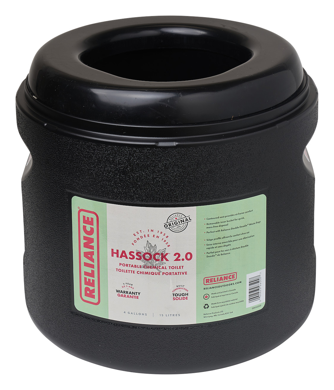 Reliance Hassock 2.0 Portable Toilet