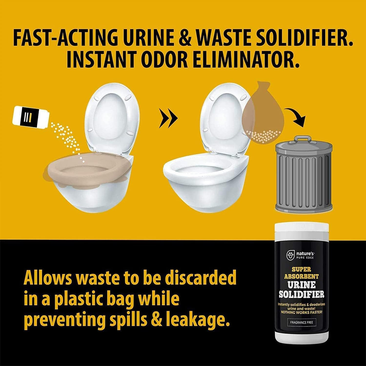 Portable Toilet Chemicals. Super Absorbent Urine Absorber Powder. Porta Gel Port