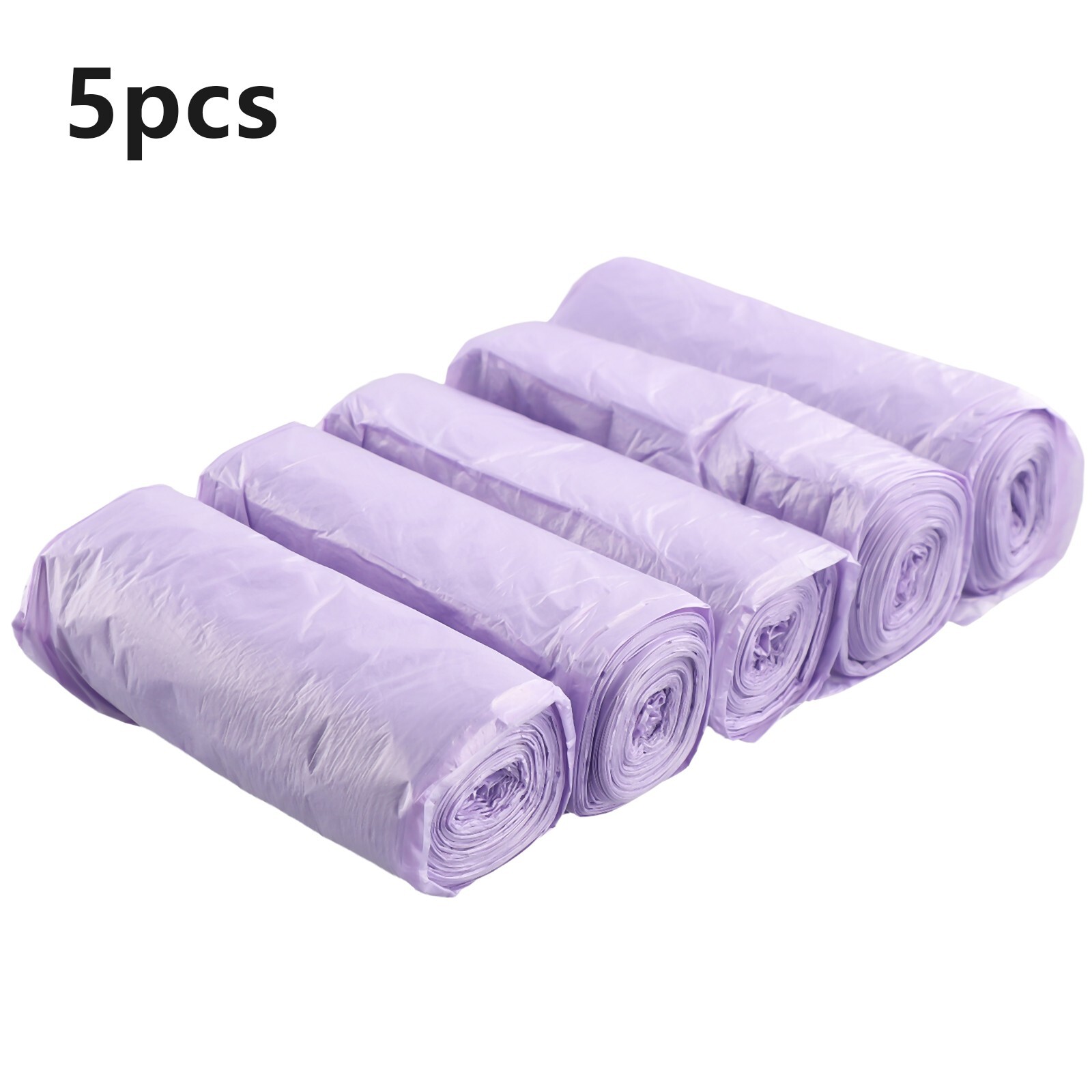 Brand New Garbage Bag PE 10kg Maximum Load Black/Blue/Yellow/Pink/Purple