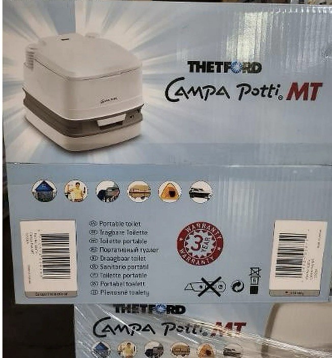 Thetford Campa Potti 92874 3.2/4 gal. Portable Toilet RV – Camping, *NEW SEALED*