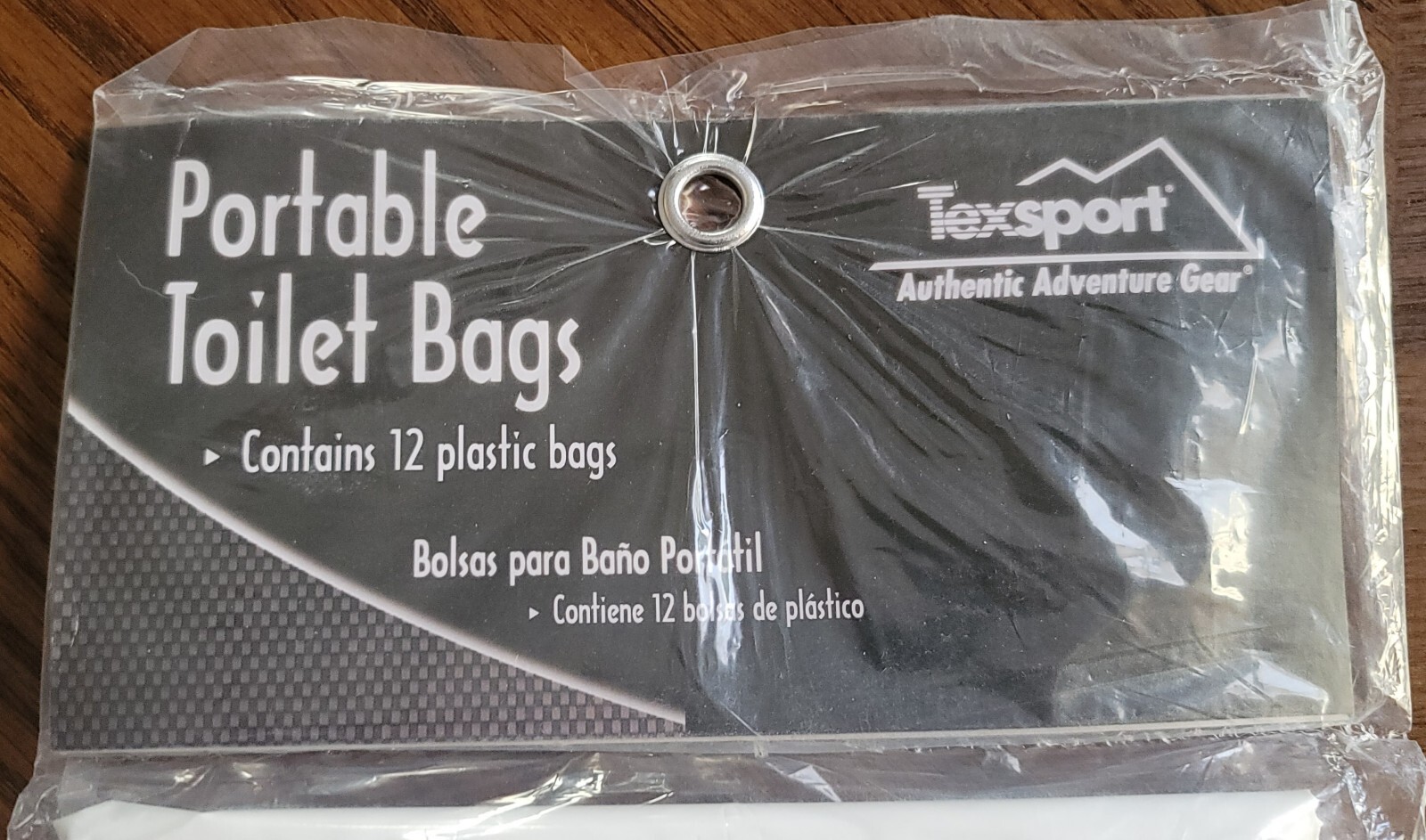 Texsport Portable Toilet Bags, 12 Pack 15120, Plastic Sanitary Camping Outdoors