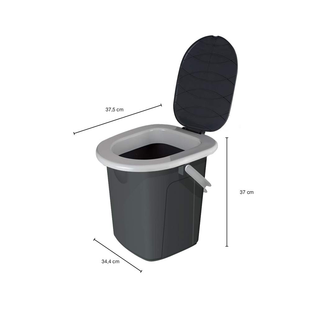 BranQ Home Essential 1306 Camping Toilet, 22L