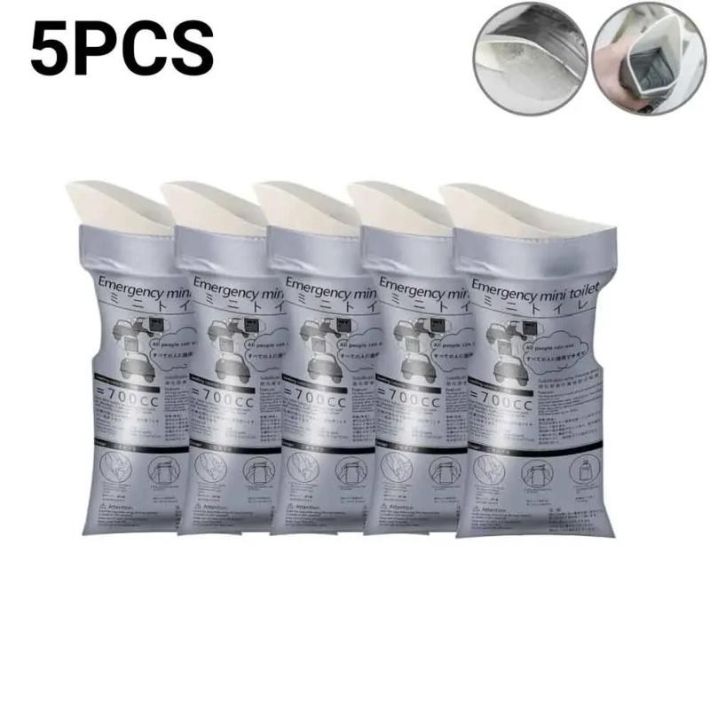 Car Emergency Disposable Urine Bag, Portable Unisex Toilet for Travel & Traffic