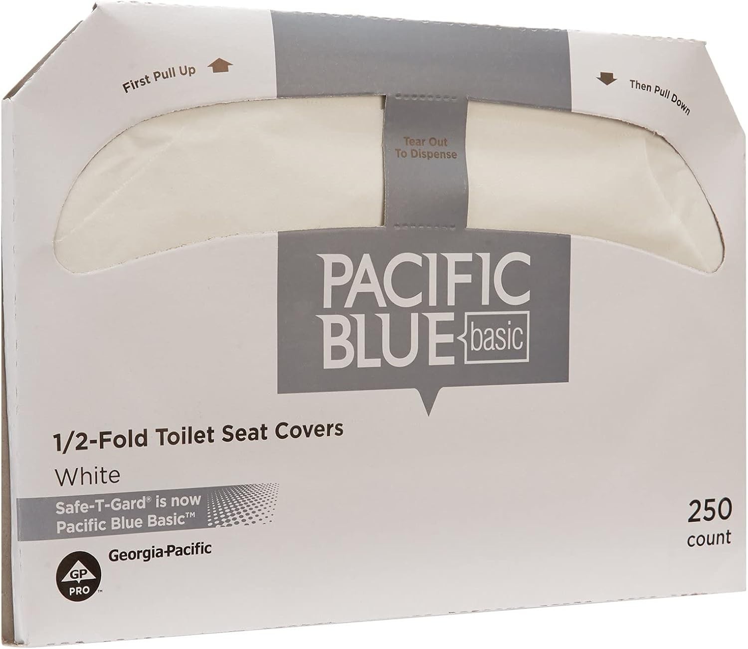 Georgia-Pacific Pacific Blue Basic Disposable Toilet Seat Covers 20 Packs
