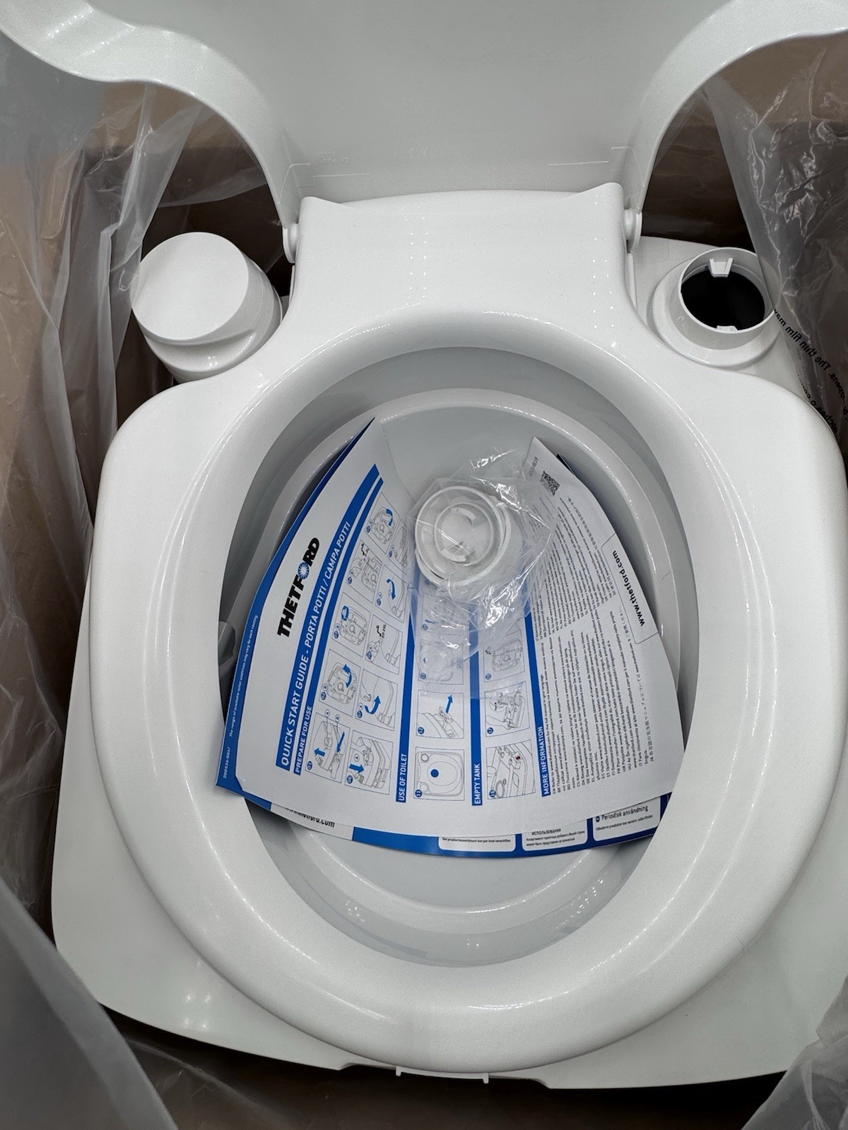 THETFORD 92820 PORTA POTTI 365 Portable Camping Toilet RV Camper Trailer Van