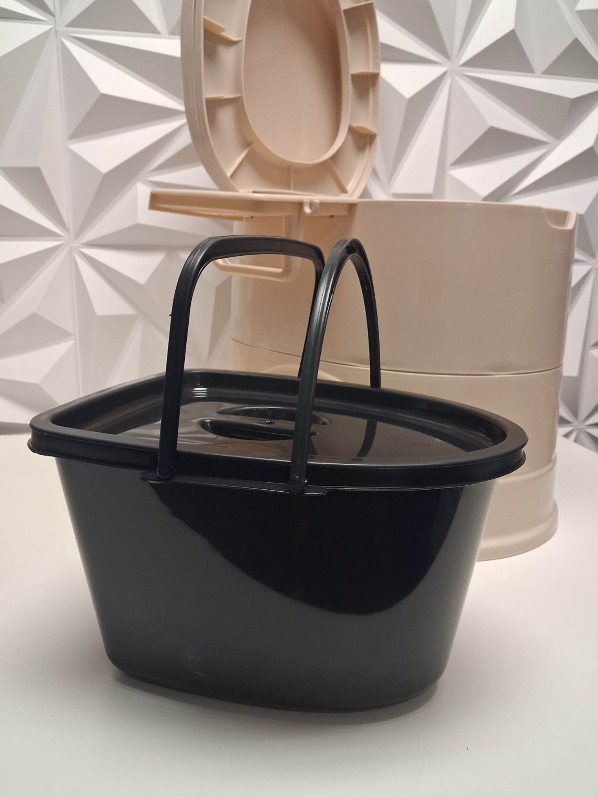 3 Part Portable Easy Assemble Toilet For Camping, Hiking and Travel