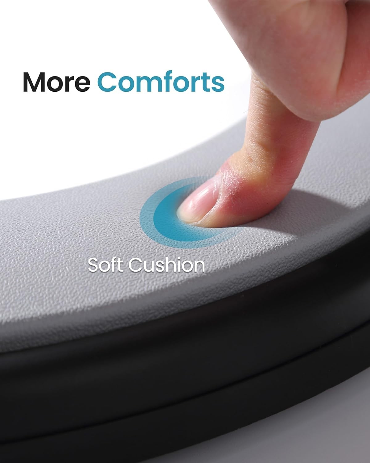 Luxurious Portable Toilet with Soft Cushion for 5-Gallon Buckets – Easy Clean