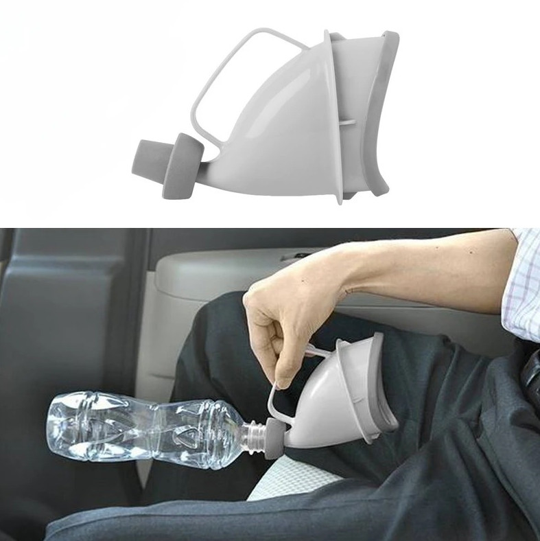 1pc Portable Travel Urinal – Unisex Outdoor Toilet Aid for Camping & Car Use