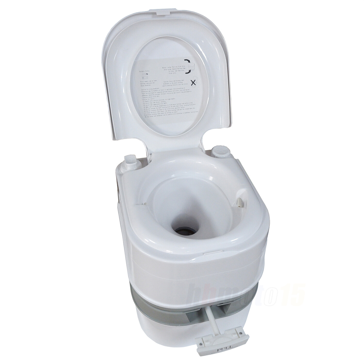 H:45 L:45 W:35 CM Temporary Toilet For Outdoor Touring Car Tent Small Room White