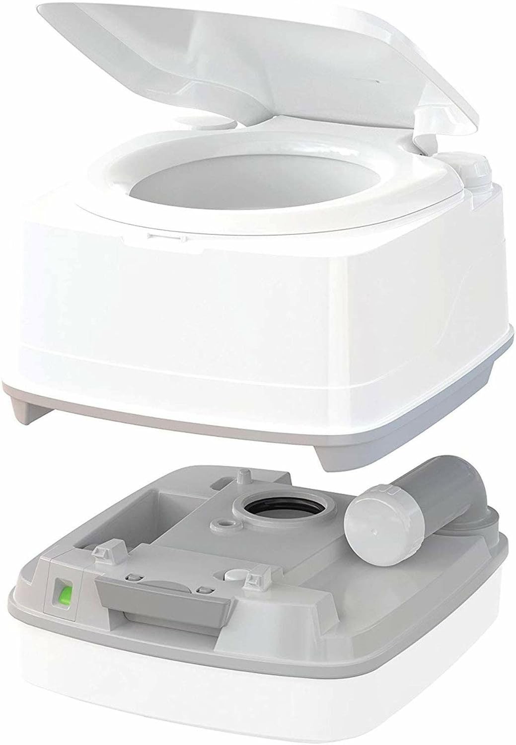 Thetford 345 White Portable Toilet – Compact, Easy Flush, Sanitary Design