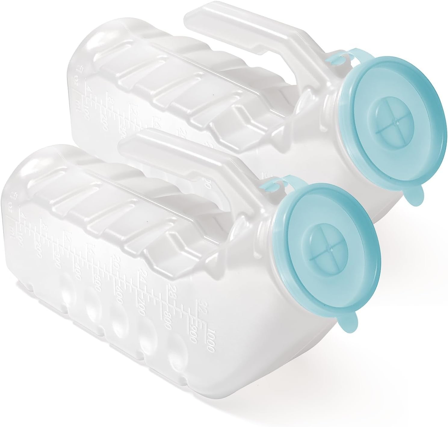 2X Male Emergency Portable Urinal Travel Camping Car Toilet Pee Bottle GLOW LID