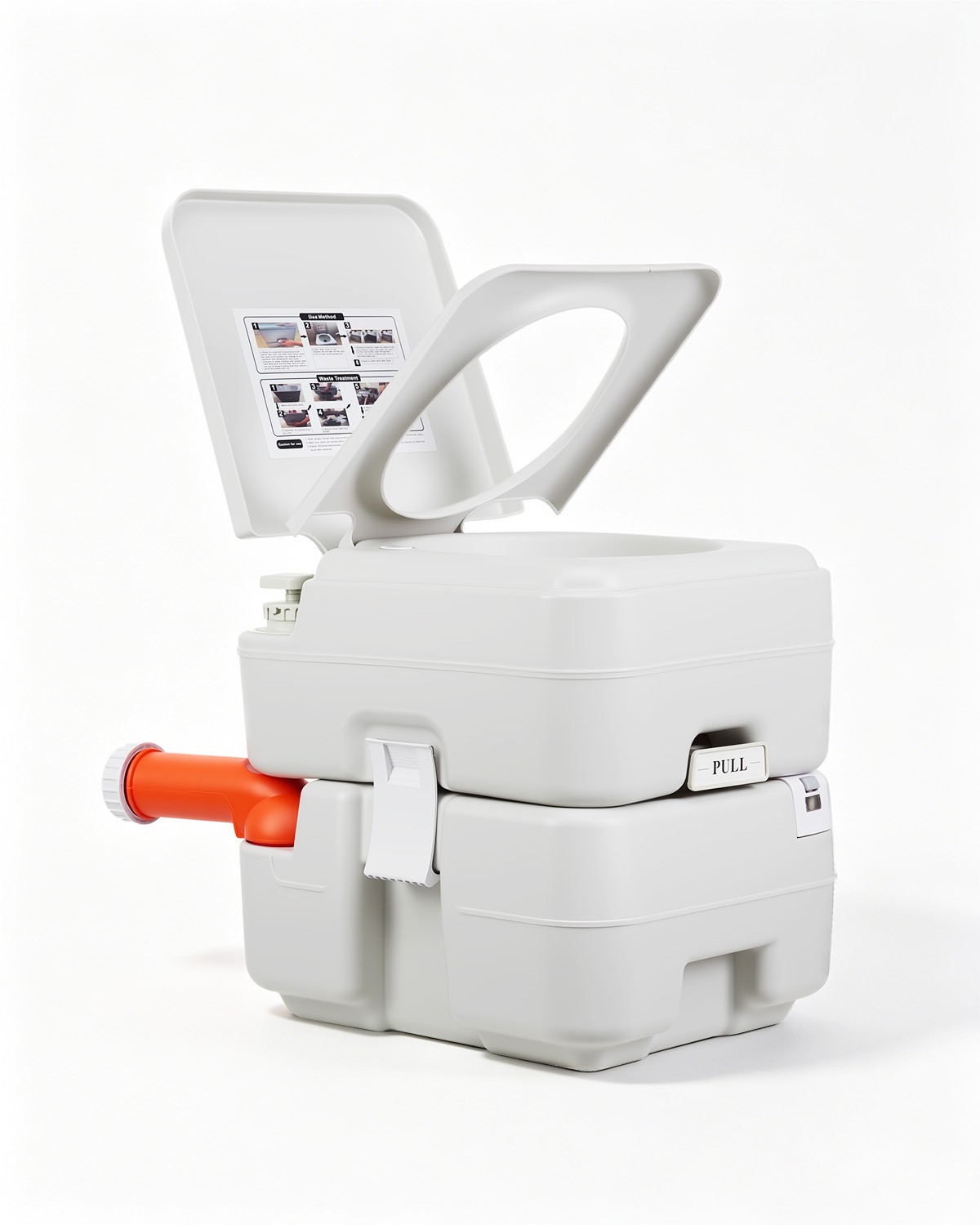Pressurized 3-Outlet Flush 20L Toilet Portable Camper Parts Truck Camper Part US