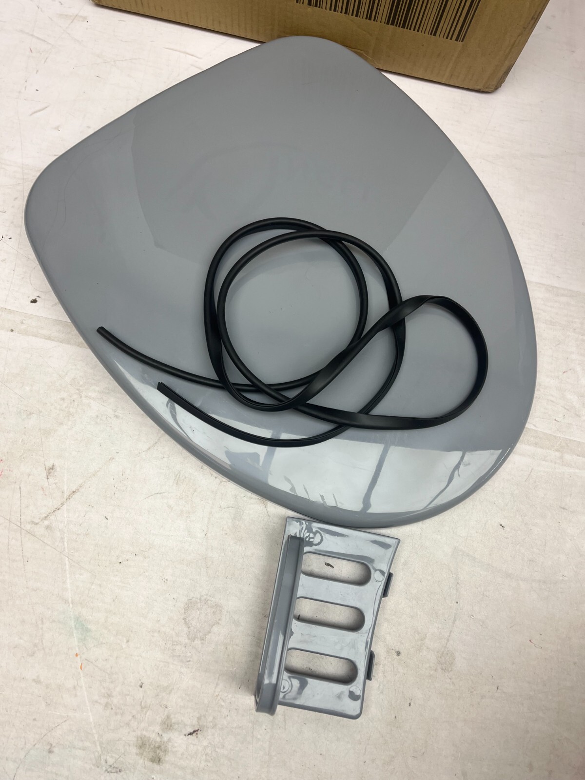 Vingli Portable Camping Toilet Commode w/Detachable Inner Bucket Gray AM21