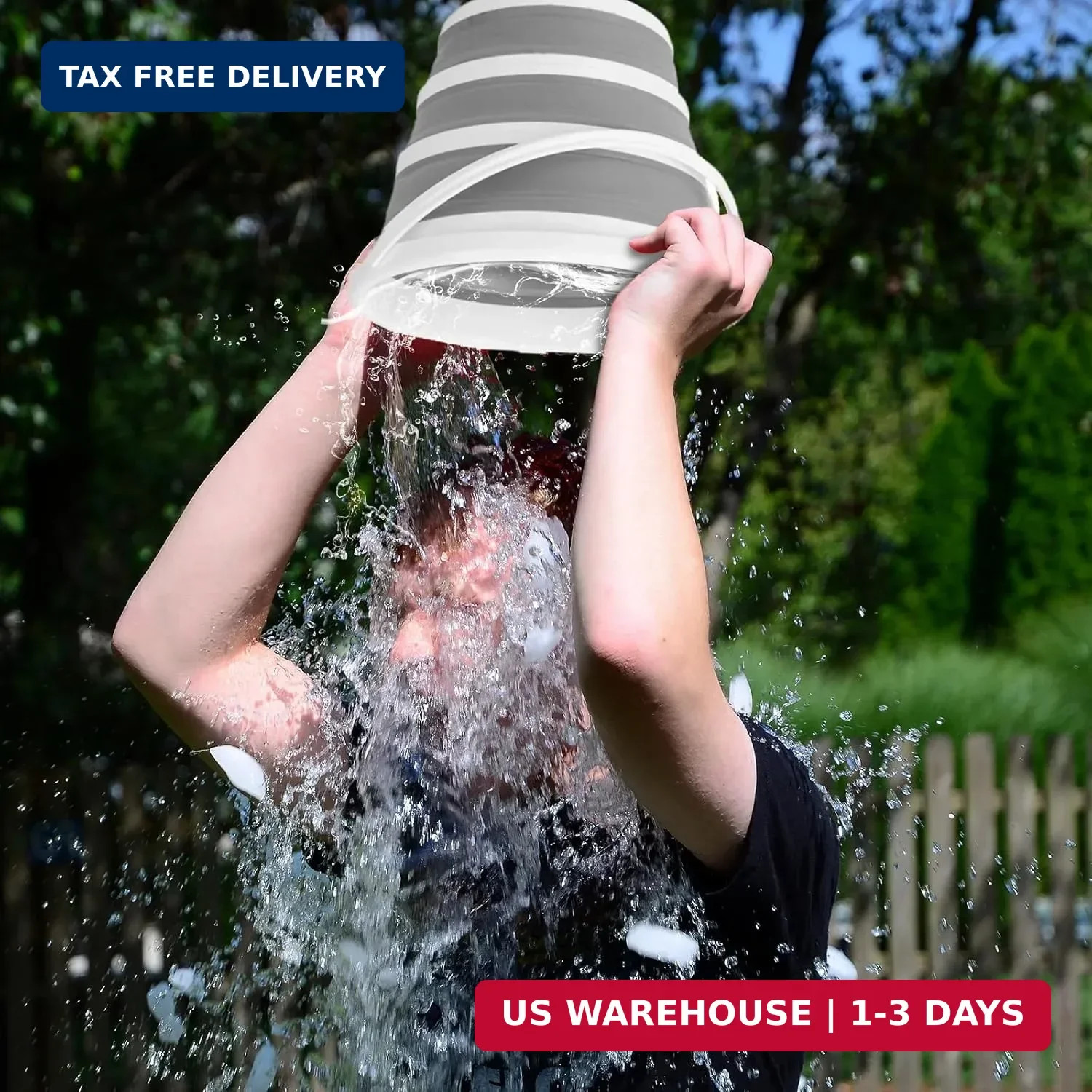 2-Pack Collapsible Buckets – 2.6 Gallon (10L) Large Capacity, Essential for RV,