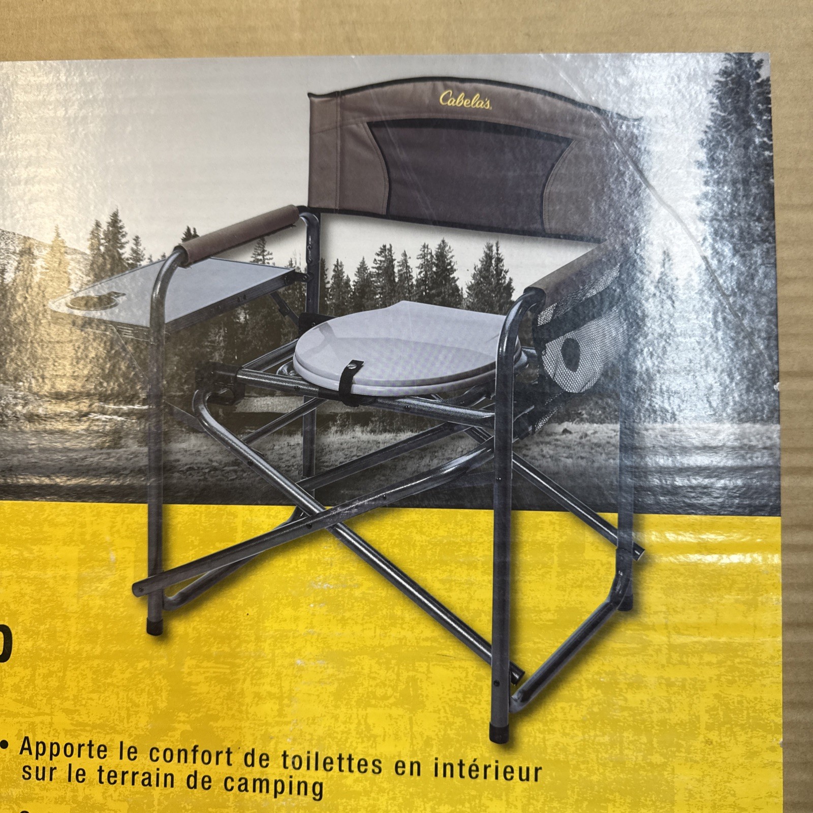 Portable Toilet Chair RV Camping Travel Camp Commode Porta Potty Paper Storage