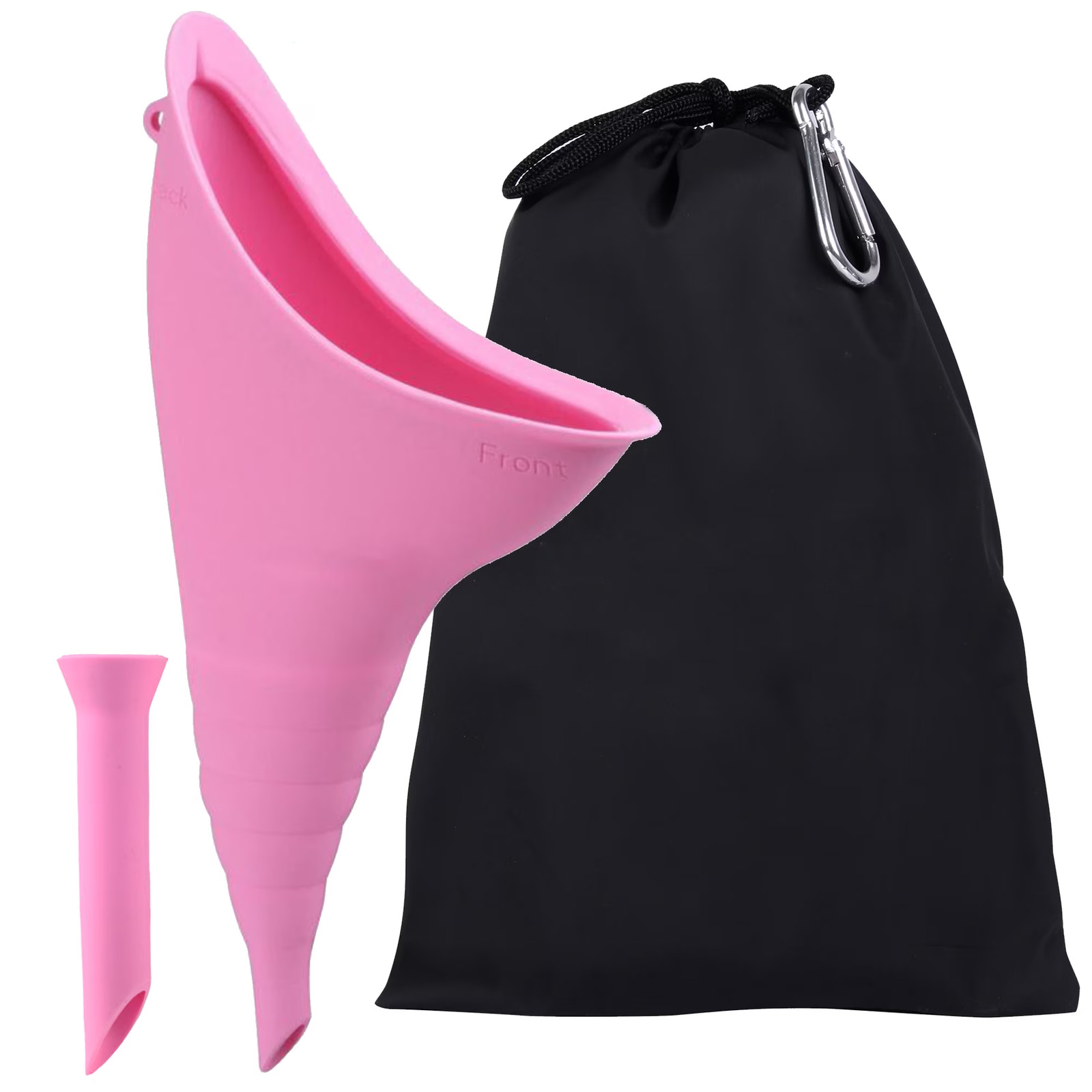 Female Urination Device, Silicone Female Urinal Women Funnel, Reusable Portable