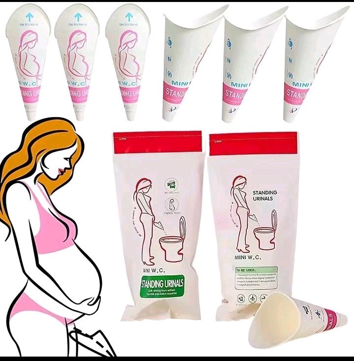 10PCS Disposable Female Urinal Portable Paper Funnel Women Travel Camping…