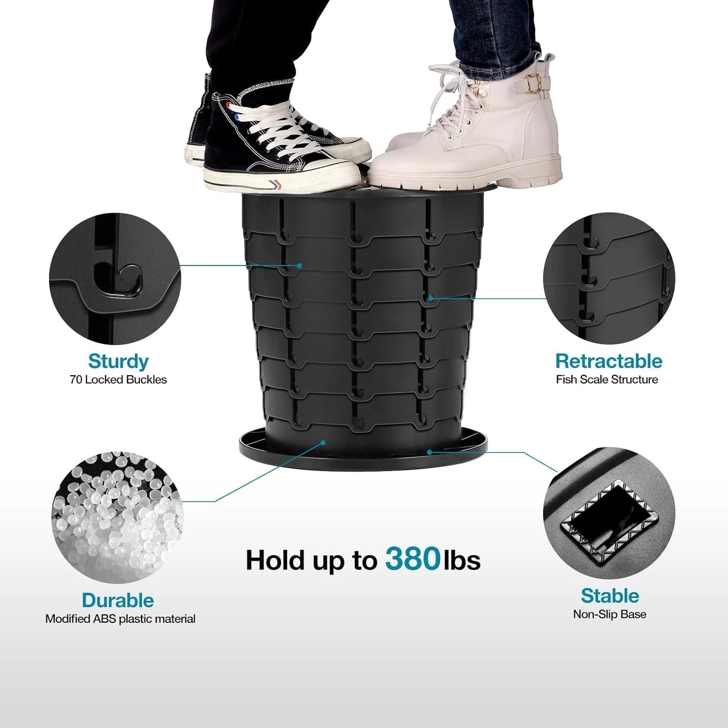 Multi-Functional Portable Potty – Adjustable from 3.2″ to 13″, Ideal for Travel