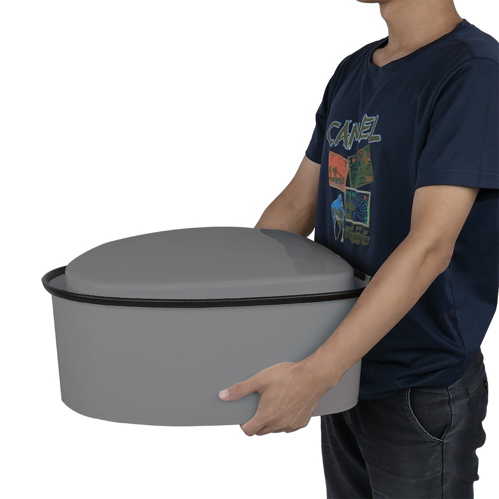 Portable Camping Toilet Compact Potty Loo Caravan Picnic Fishing Festivals