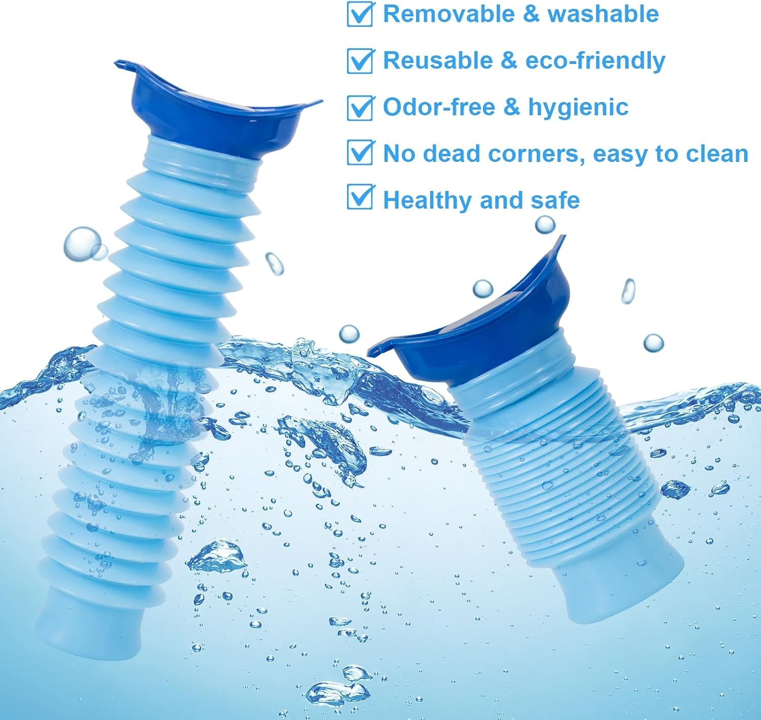 Male Female Portable Urinal Travel Camping Car Toilet Pee Bottle Emergency Kit