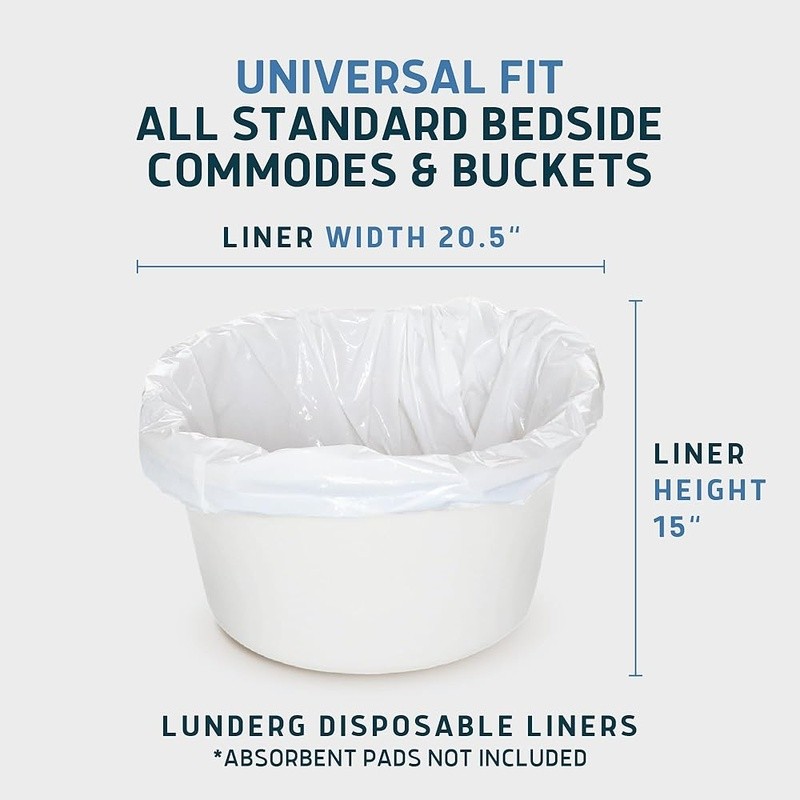 Portable Toilet Bags Disposable Easy Clean Sanitary Liners Camping Home Use