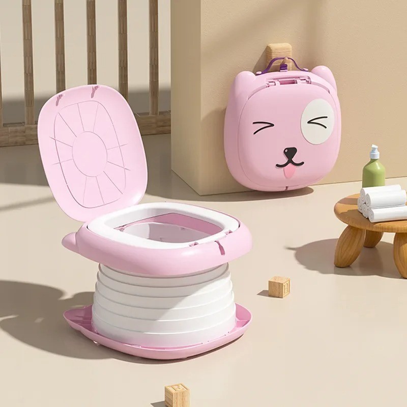 Travel Potty Foldable And Portable Toilet For Toddlers, Kids, Baby Free Shipping