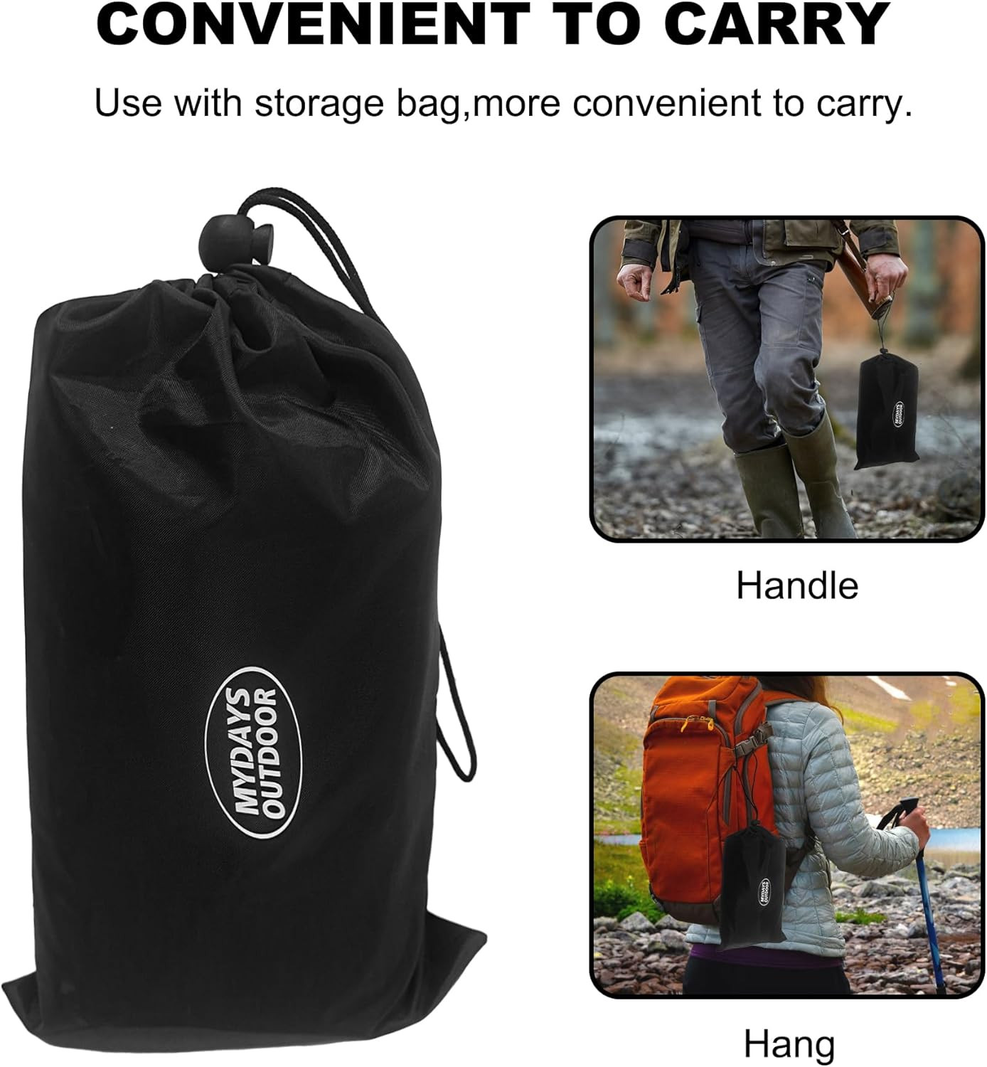 Portable Outdoor Toilet Solution for Camping, Hiking, and Fishing Activities