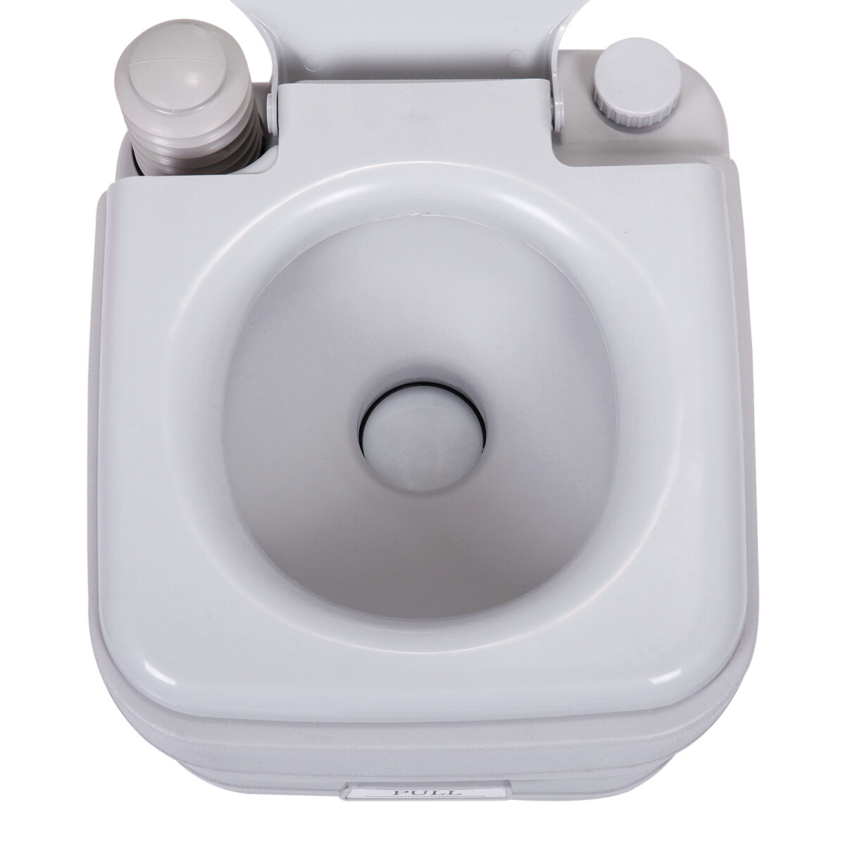 Lightweight Portable Toilet Flushable Camping Sanitary Outdoor Travel 2.6 Gallon