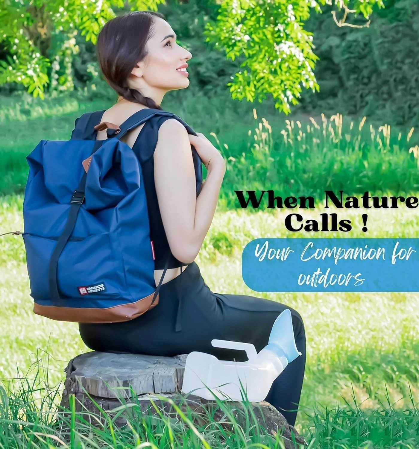 Portable 32 oz Spill Proof Female Urinal – Perfect for Hiking, Road Trips & More