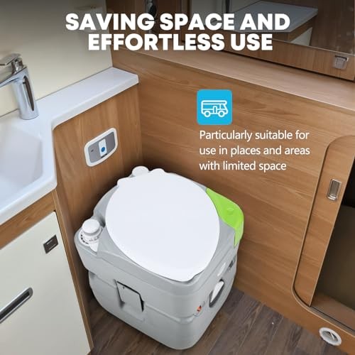 Portable Portable Toilet for Adults – 5.8 Gal – Extend Diagonal