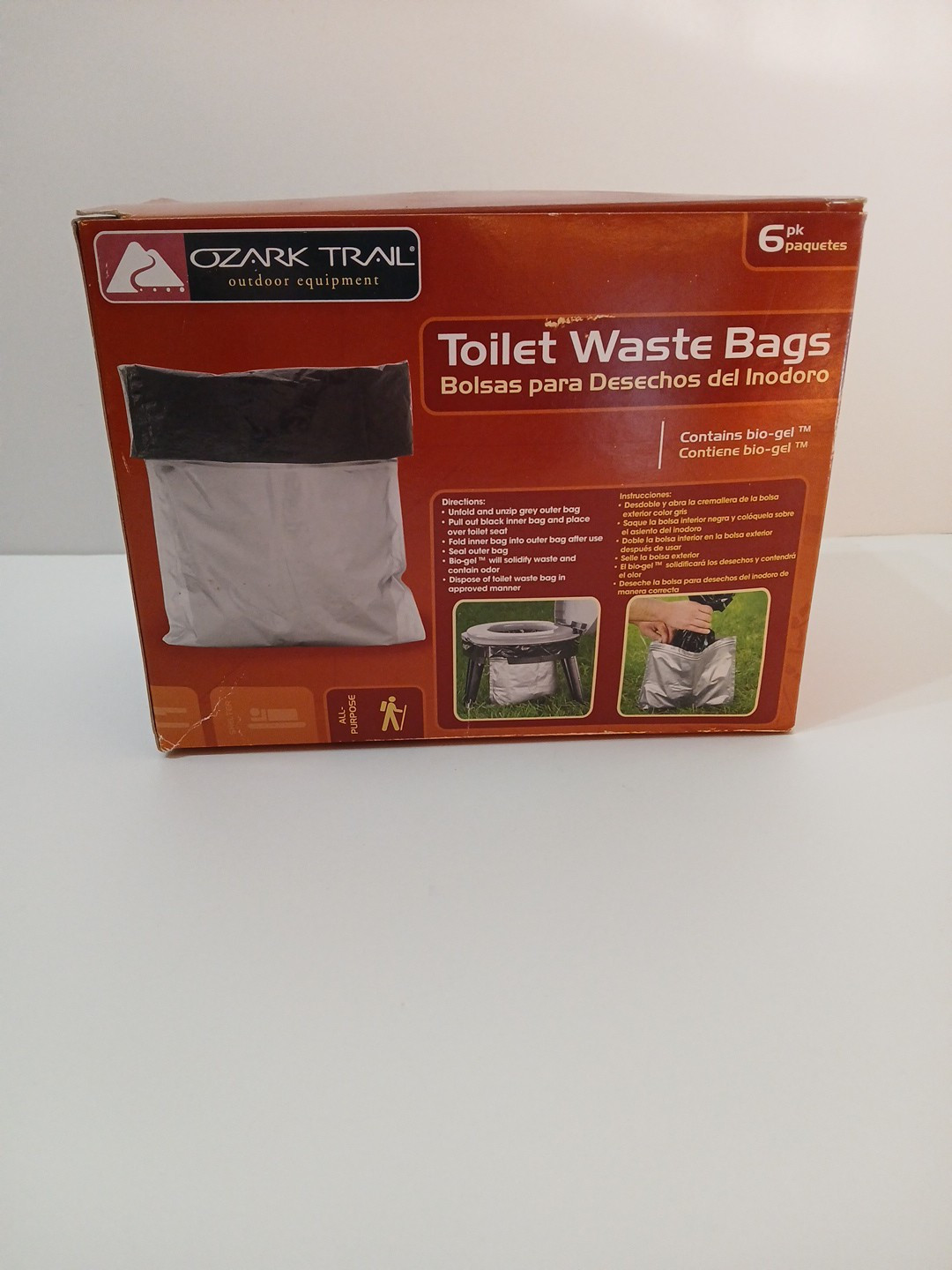 Toilet Waste Bags Ozark Trail