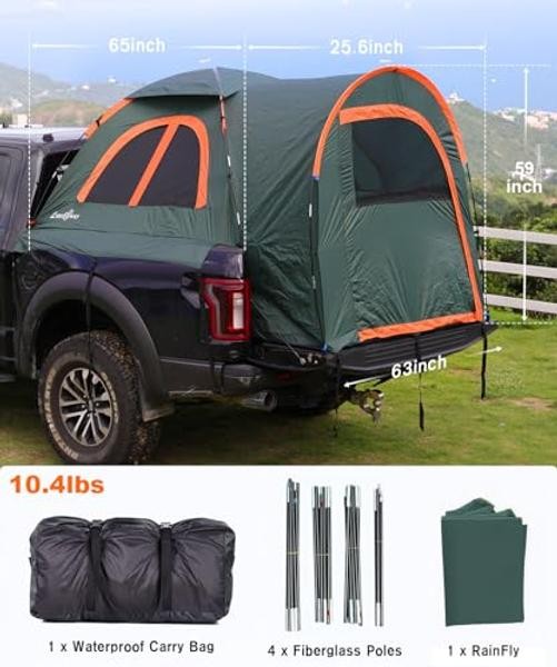 Truck Bed Tent for 2 Person, 5.5-5.8 FT Pickup Truck 5.5-5.8Ft (NO RAIN FLY)