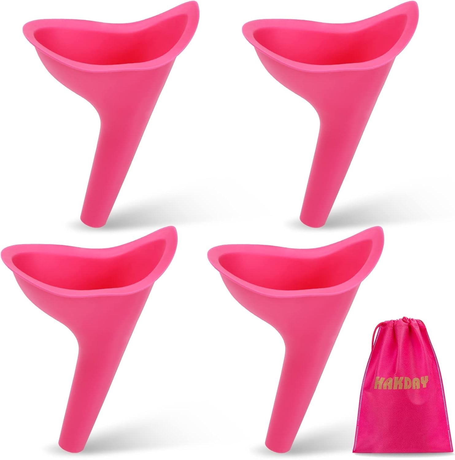 Female Urinal for Women, 4PCS Portable Urination Device Pee Funnel for Travel…