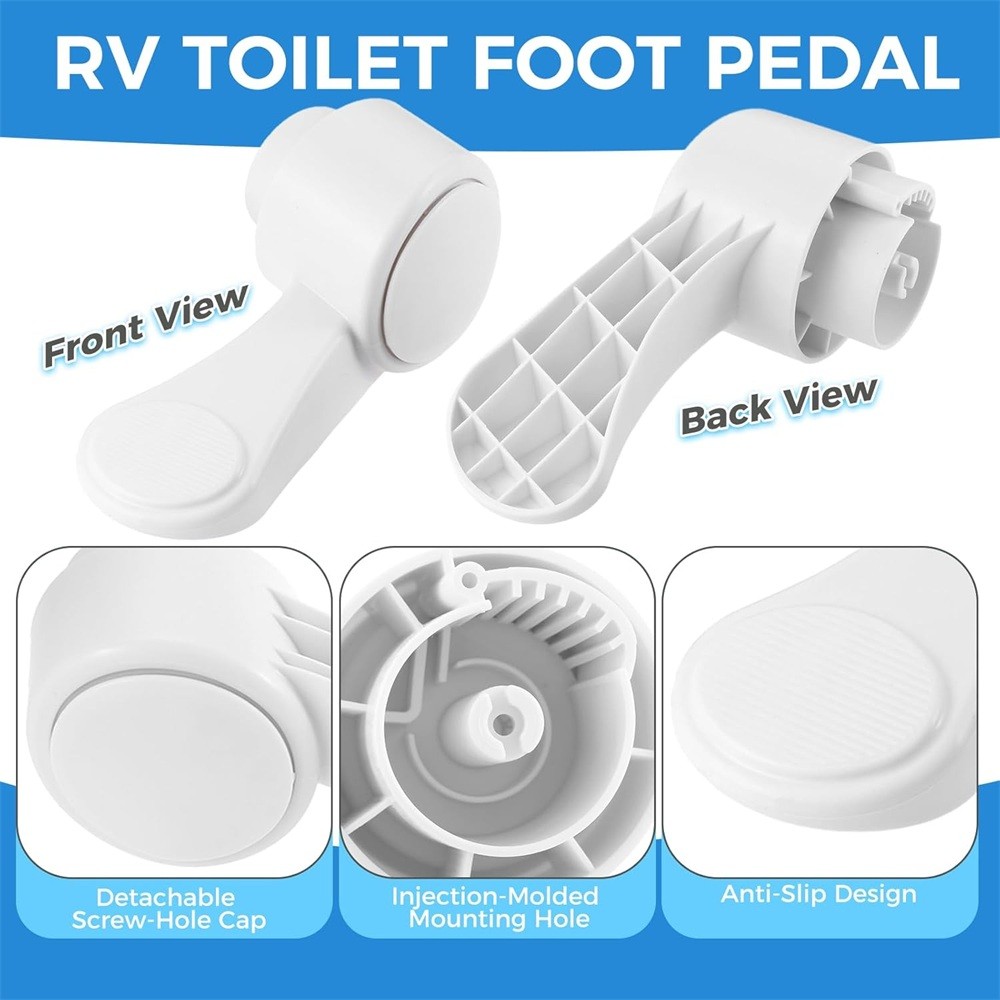 RV Toilet Foot Pedal Replacement Kit Compatible with Dometic 300 310 311 320 321