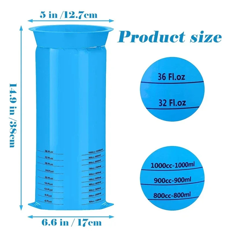 5-50Pcs 1000ML Portable Disposable Travel Car Airplane Motion Sickness Nausea Vo