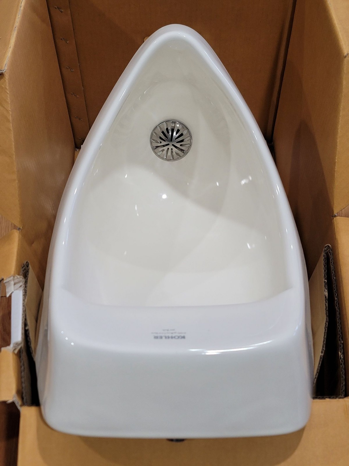 KOHLER Dexter washdown wall-mount 0.125 gpf urinal with rear spud