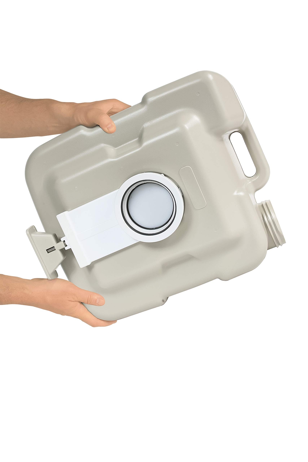 5.3 Gallon Portable Travel Toilet for Camping RV Boating with Odor Locking Tank
