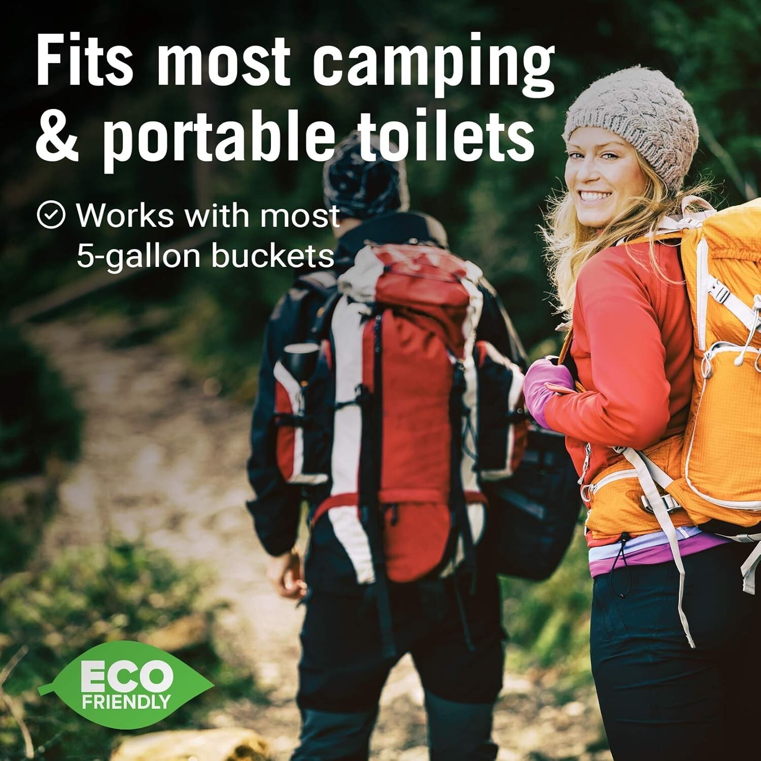 45 Biodegradable Toilet Bags – Eco-Friendly 5 Gallon Waste Bags for Camping