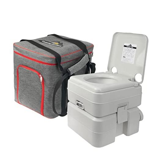 5.3 Gallon Portable Camping Toilet for Adults with Carry Bag – Toilet+With Bag